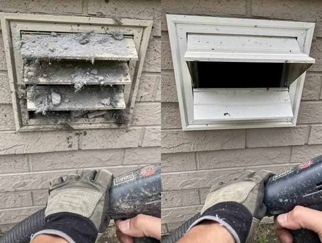 Professional dryer exhaust vent cleaning by Ellington Dryer Vent Cleaning in Ellington