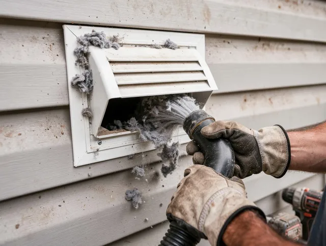 Professional dryer vent cleaning by Ellington Dryer Vent Cleaning in Ellington