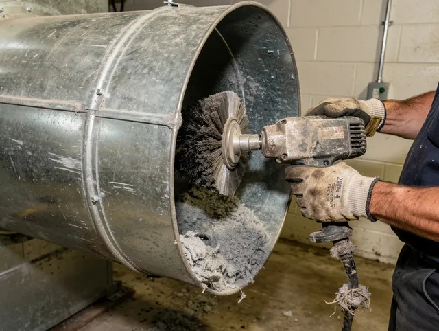 Industrial-grade dryer vent cleaning by Ellington Dryer Vent Cleaning in Ellington